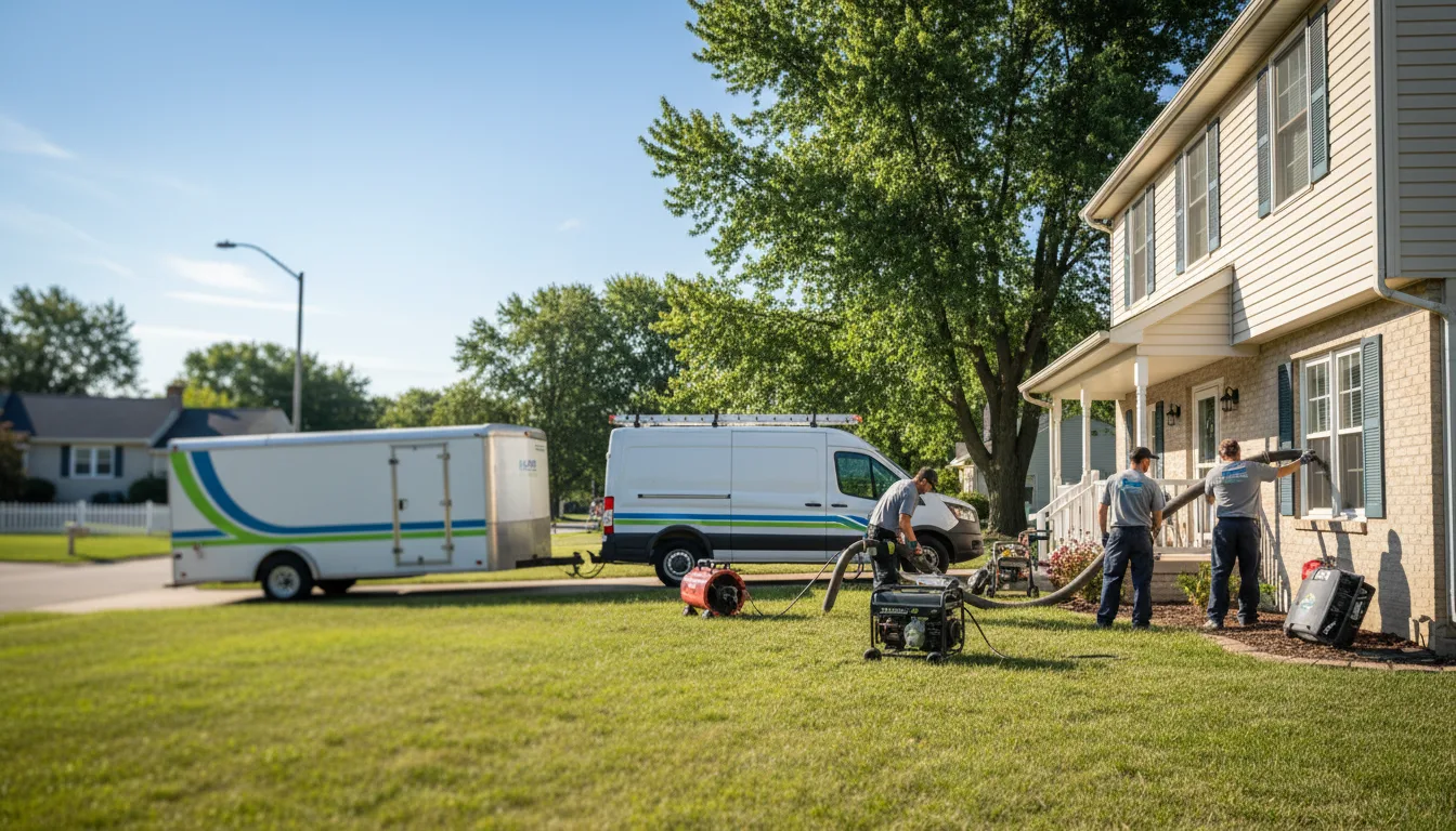 Flooded Basement Restoration And Cleanup With Repair in Calhoun, IL near me